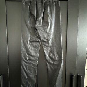Salvatore Ferragamo leather pants